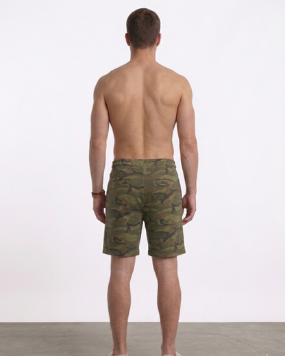 Men's Urban Tactical Camouflage Terry Shorts Beach Wear