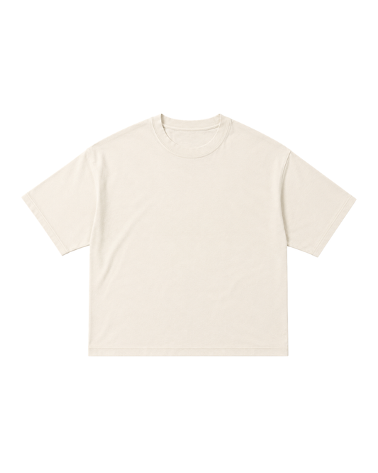 Plain Beige T-shirt for Ladies