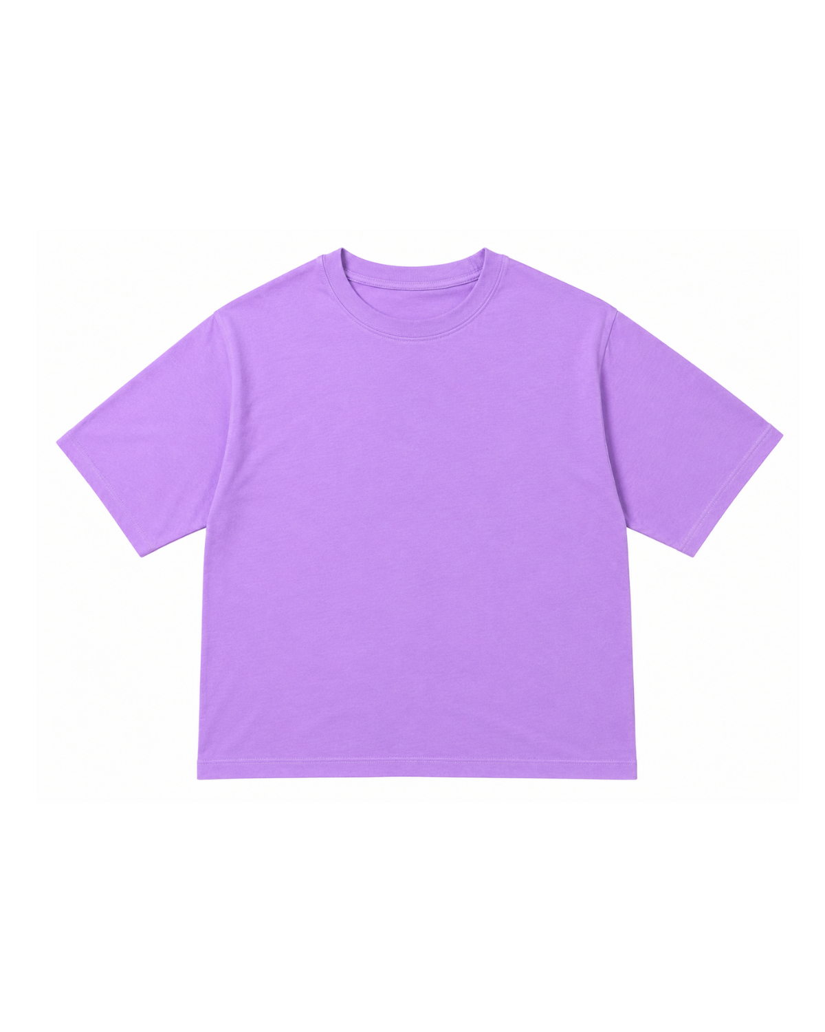 Plain Lavendel T-shirt for ladies